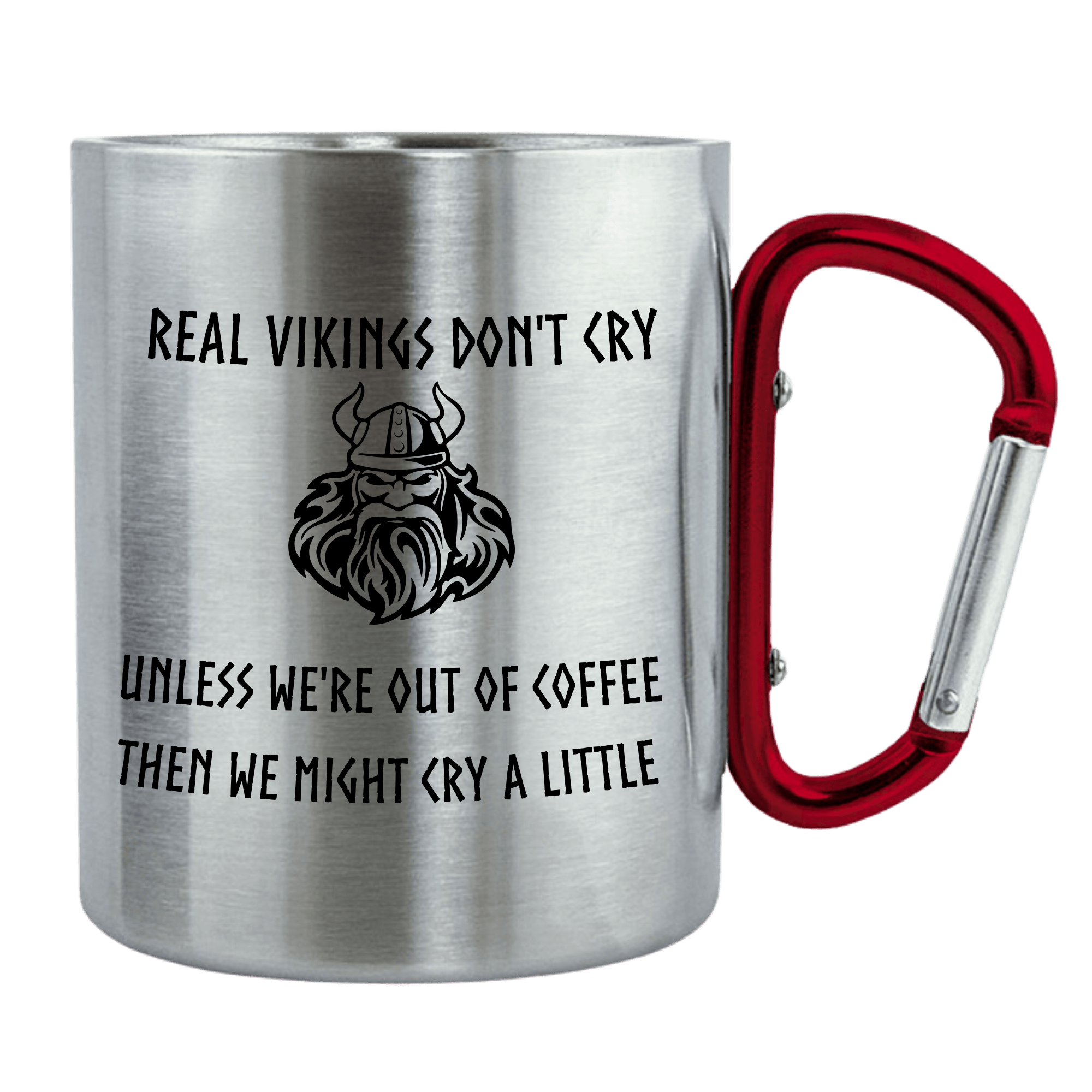 RealViking - Coffee Muk Stainless Steel Mug with Snap Hook – Bild 3