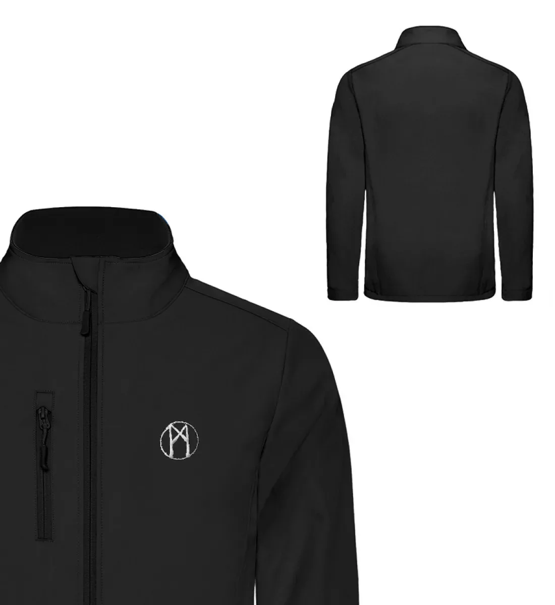 Manaz - Clasic woodsman - Unisex Softshell Jacket with Embroidery-16