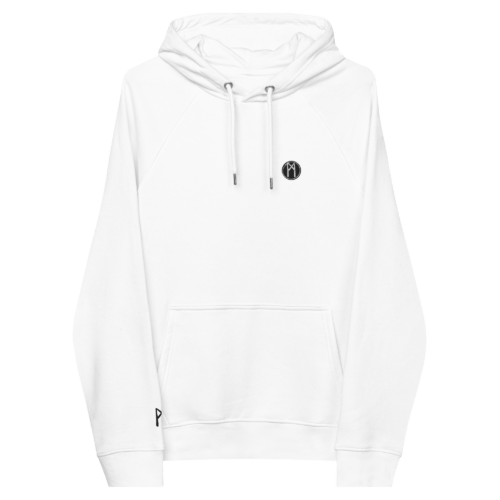 Manaz - Freiheit Eco Hoodie Weiß – Bild 2