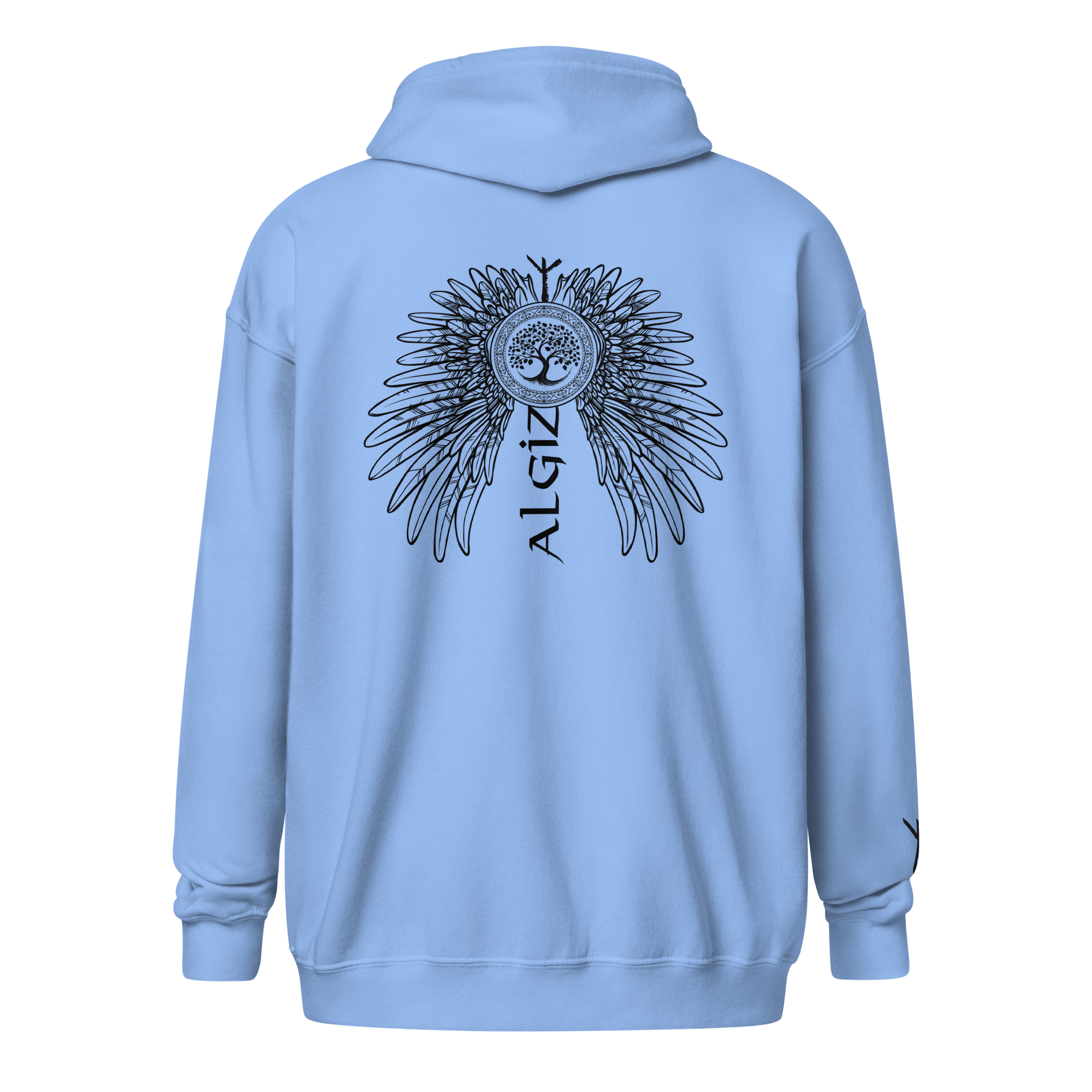 Algiz - Hoodie met rits – Bild 4