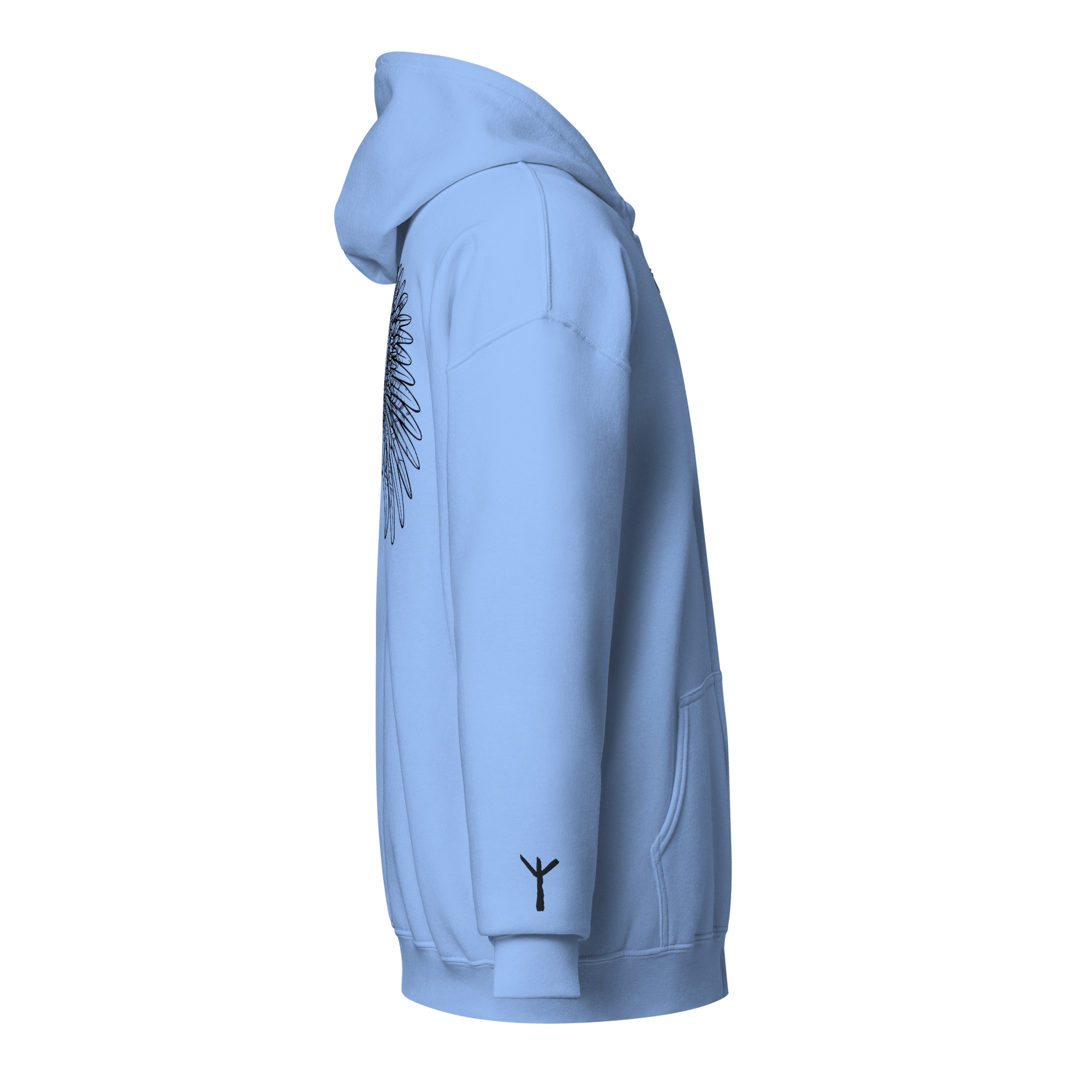 Algiz - Hoodie met rits – Bild 3